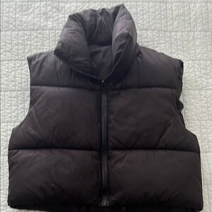 Black Puffer Vest